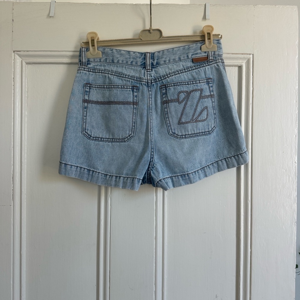 Zimmermann Light Blue Jean Shorts